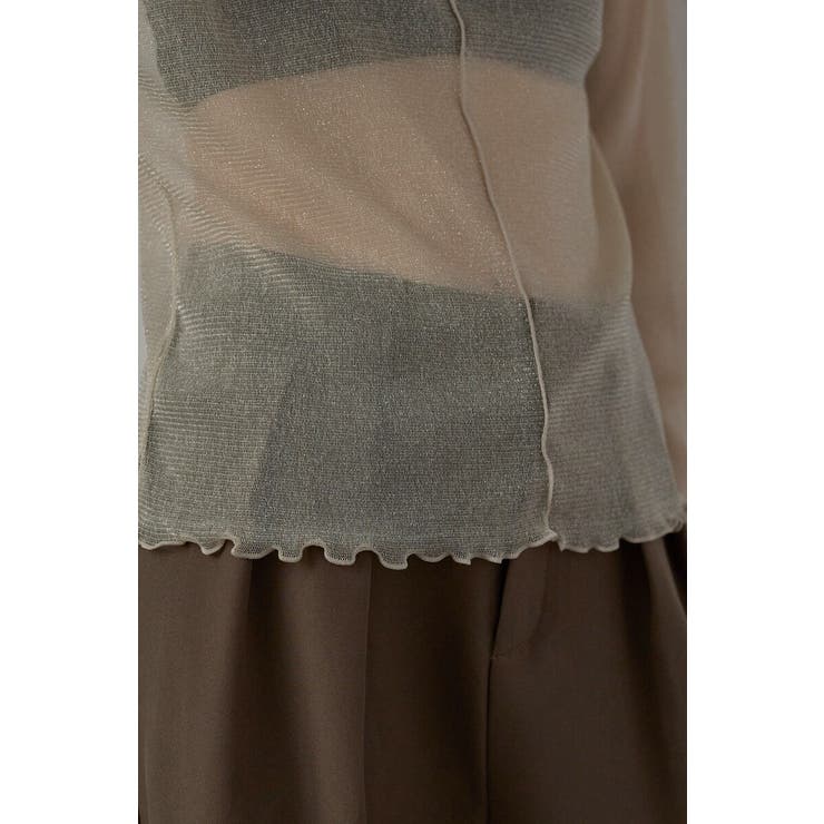sheer glitter pullover | BONJOUR SAGAN | 詳細画像23 