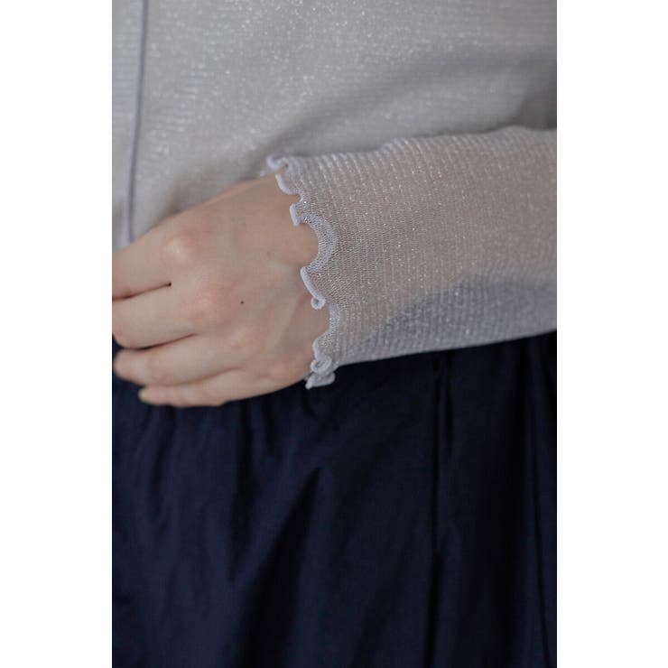sheer glitter pullover | BONJOUR SAGAN | 詳細画像24 