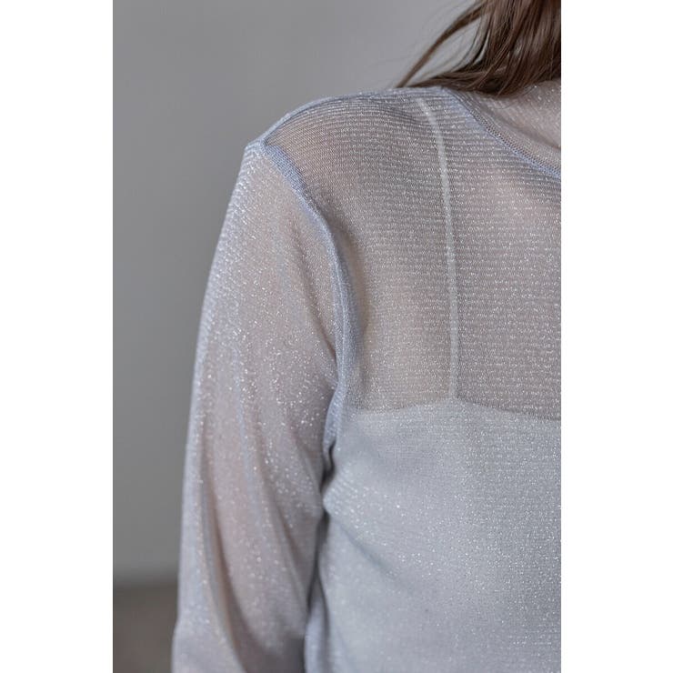sheer glitter pullover | BONJOUR SAGAN | 詳細画像25 