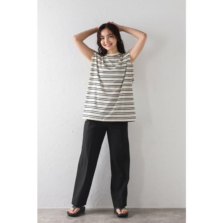 バックデザインボーダートップス 77-004080 | BONJOUR SAGAN | 詳細画像15 