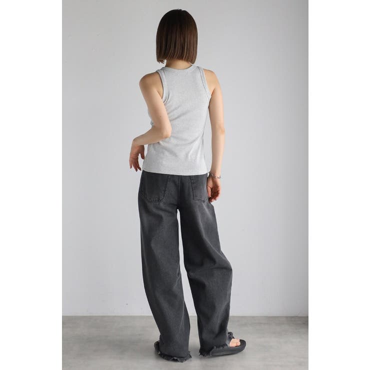 ダブルジップアメスリラメタンクトップ 77-004085 | BONJOUR SAGAN | 詳細画像3 