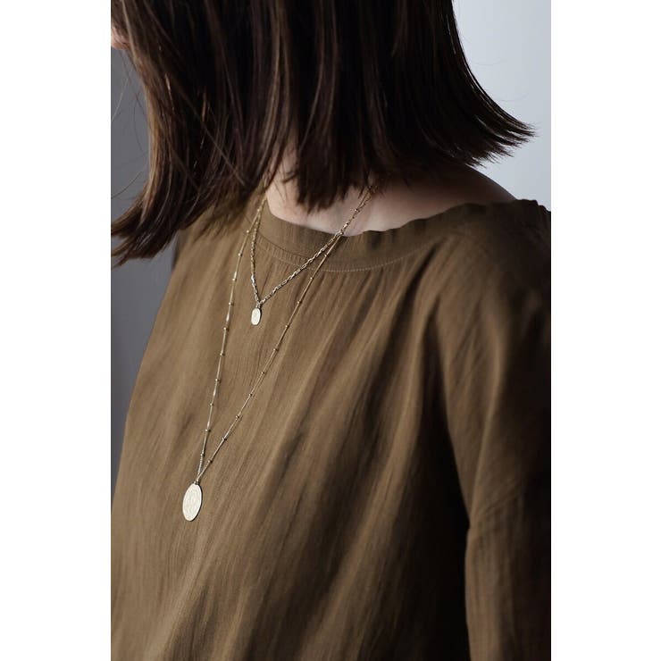 シアークルーネックプルオーバーブラウス 77-004101 | BONJOUR SAGAN | 詳細画像12 