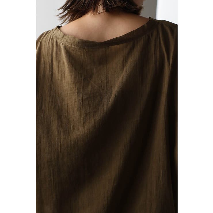 シアークルーネックプルオーバーブラウス 77-004101 | BONJOUR SAGAN | 詳細画像14 