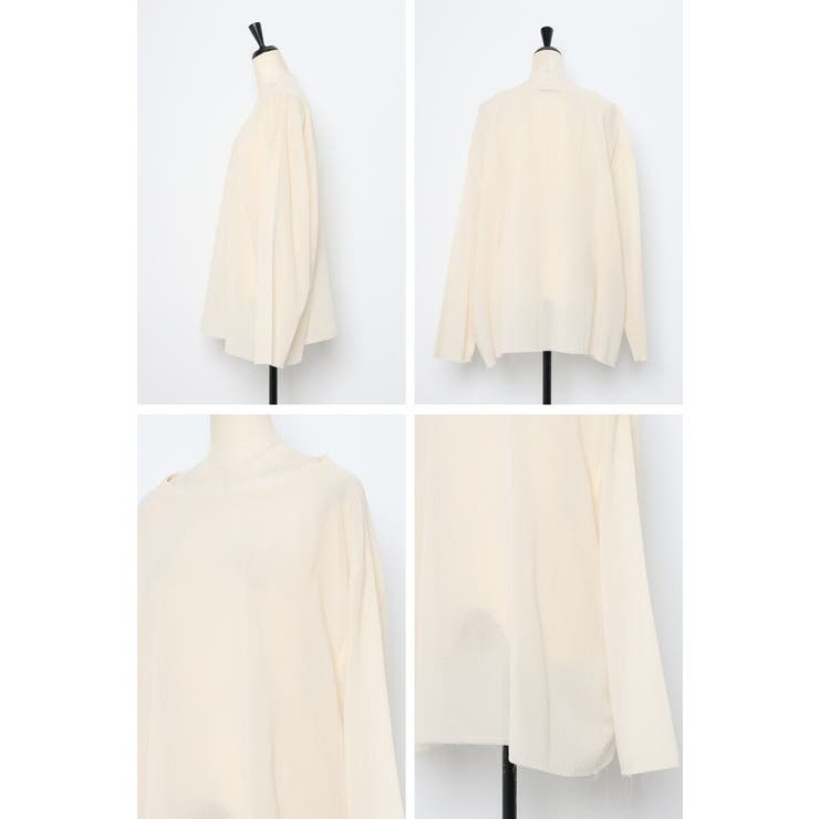 シアークルーネックプルオーバーブラウス 77-004101 | BONJOUR SAGAN | 詳細画像28 