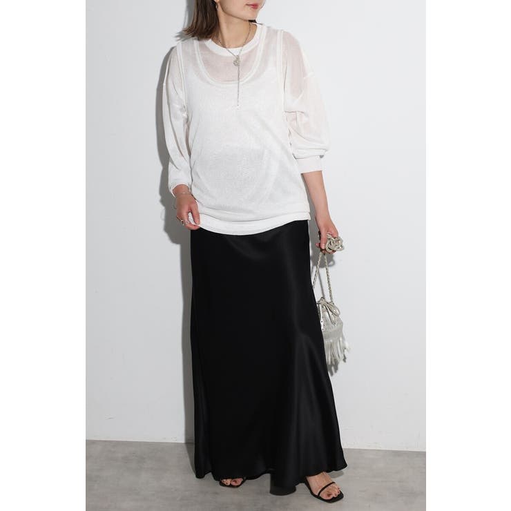 シアーニットタンク 77-004102 | BONJOUR SAGAN | 詳細画像7 