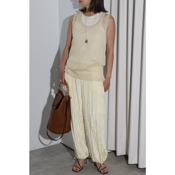 シアーニットタンク 77-004102 | BONJOUR SAGAN | 詳細画像10 