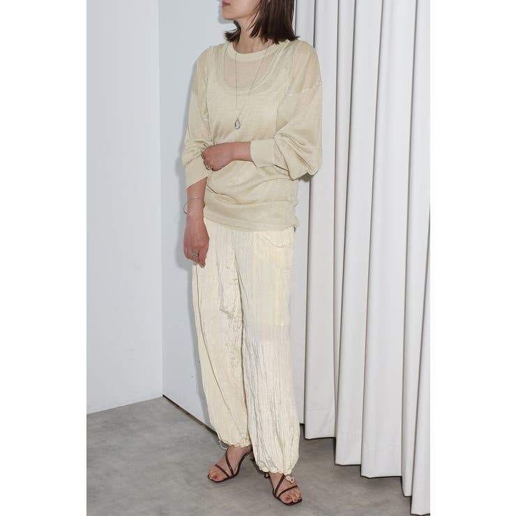 シアーニットタンク 77-004102 | BONJOUR SAGAN | 詳細画像15 