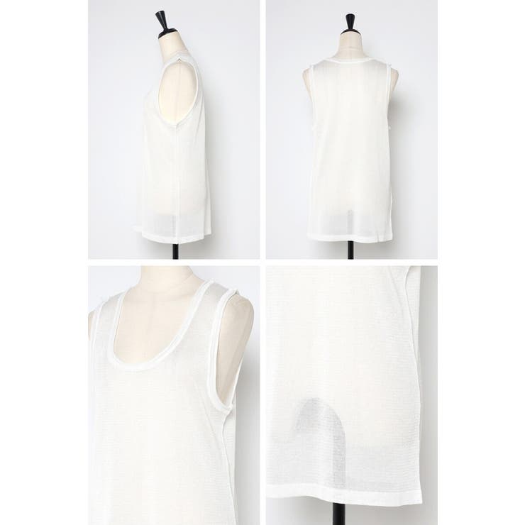 シアーニットタンク 77-004102 | BONJOUR SAGAN | 詳細画像17 