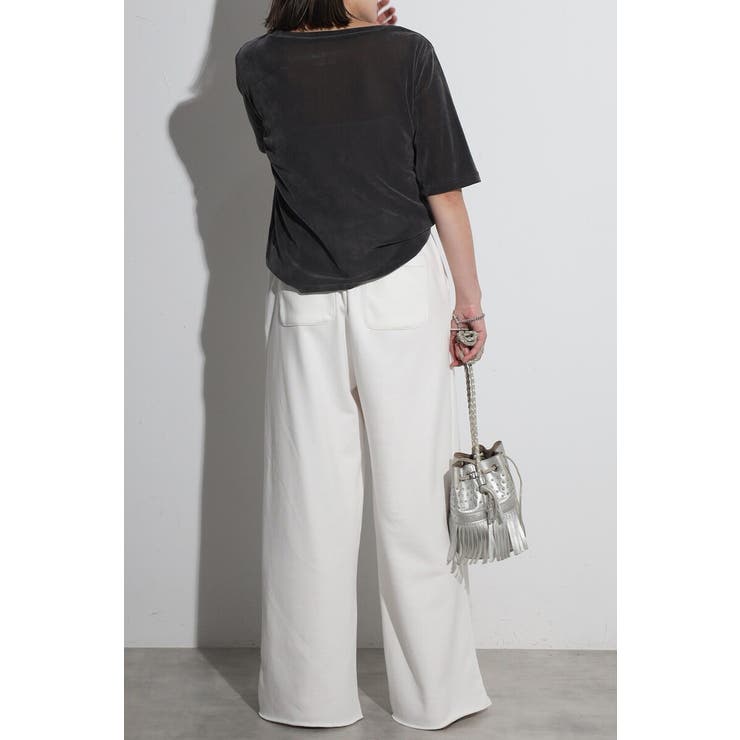 ハーフスリーブベロアT 77-004107 | BONJOUR SAGAN | 詳細画像5 