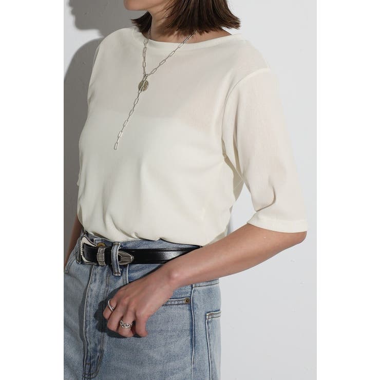 ハーフスリーブベロアT 77-004107 | BONJOUR SAGAN | 詳細画像9 