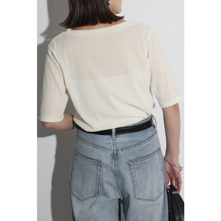 ハーフスリーブベロアT 77-004107 | BONJOUR SAGAN | 詳細画像10 