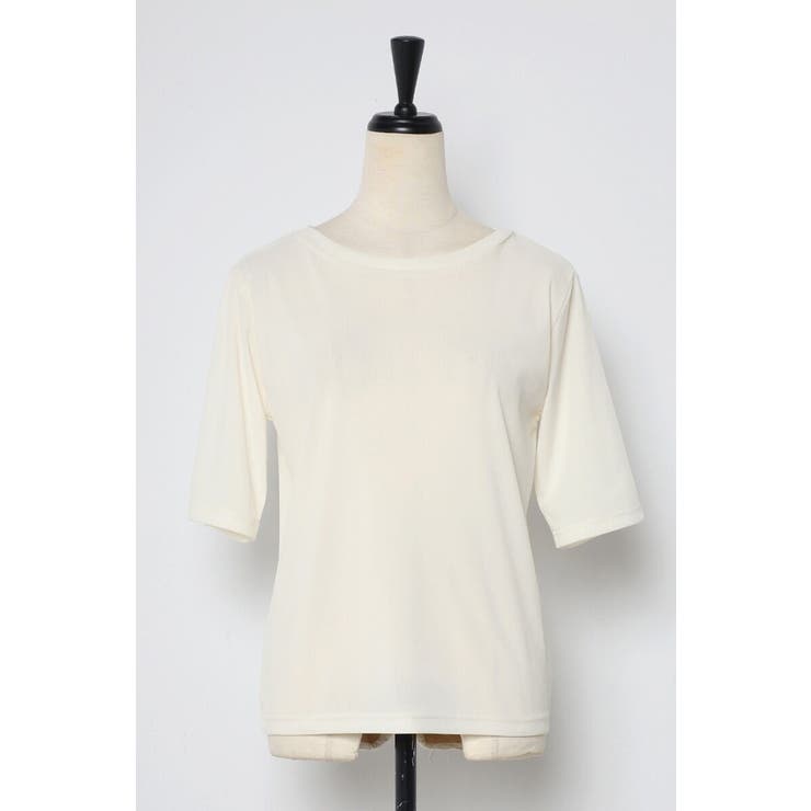 ハーフスリーブベロアT 77-004107 | BONJOUR SAGAN | 詳細画像14 