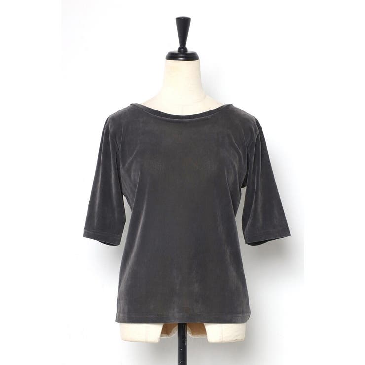 ハーフスリーブベロアT 77-004107 | BONJOUR SAGAN | 詳細画像15 