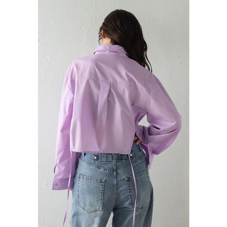 サイドギャザークロップドシャツ 77-004115 | BONJOUR SAGAN | 詳細画像3 