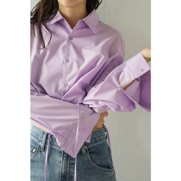 サイドギャザークロップドシャツ 77-004115 | BONJOUR SAGAN | 詳細画像6 