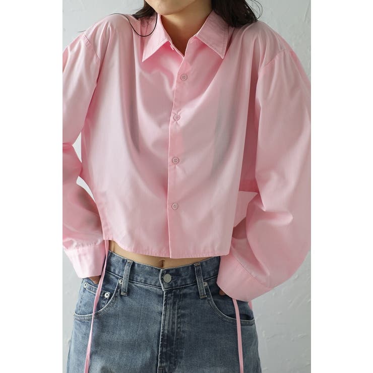 サイドギャザークロップドシャツ 77-004115 | BONJOUR SAGAN | 詳細画像11 