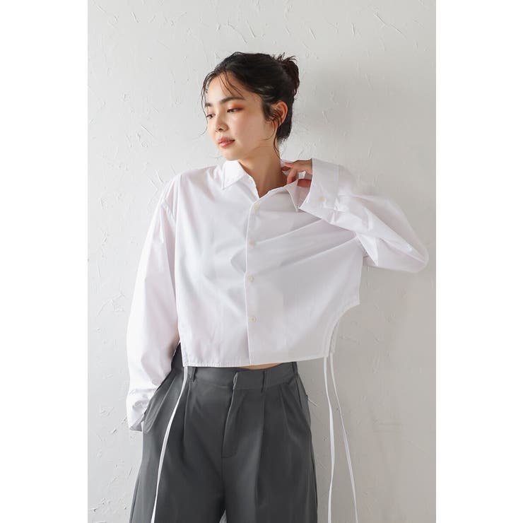 サイドギャザークロップドシャツ 77-004115 | BONJOUR SAGAN | 詳細画像15 
