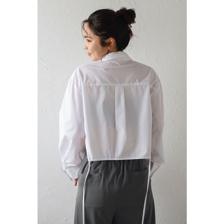 サイドギャザークロップドシャツ 77-004115 | BONJOUR SAGAN | 詳細画像16 
