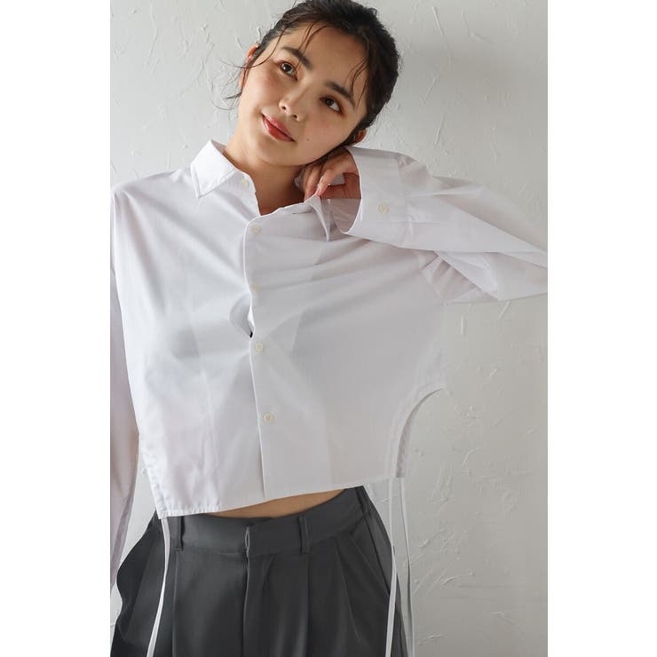 サイドギャザークロップドシャツ 77-004115 | BONJOUR SAGAN | 詳細画像17 