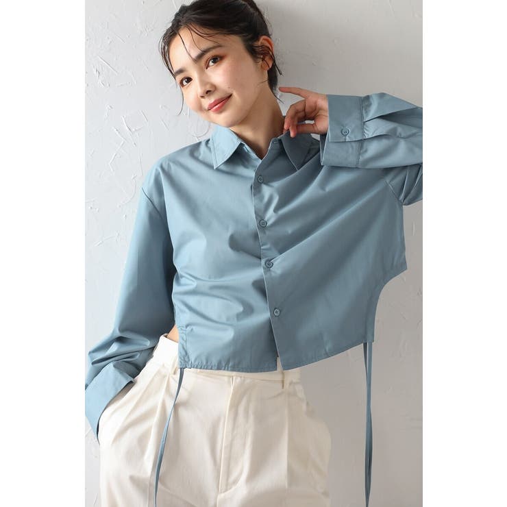 サイドギャザークロップドシャツ 77-004115 | BONJOUR SAGAN | 詳細画像21 