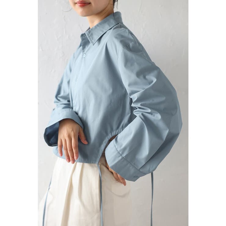 サイドギャザークロップドシャツ 77-004115 | BONJOUR SAGAN | 詳細画像23 