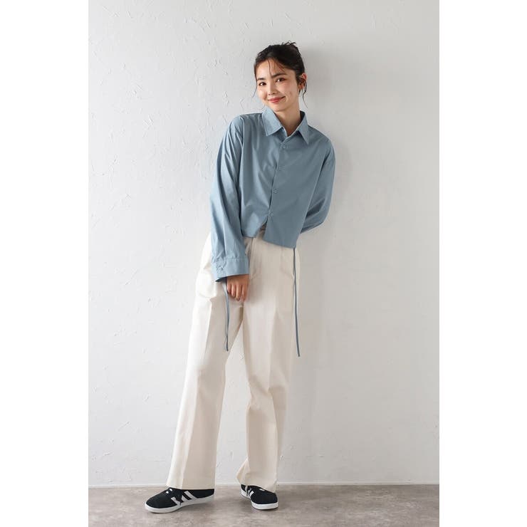 サイドギャザークロップドシャツ 77-004115 | BONJOUR SAGAN | 詳細画像24 