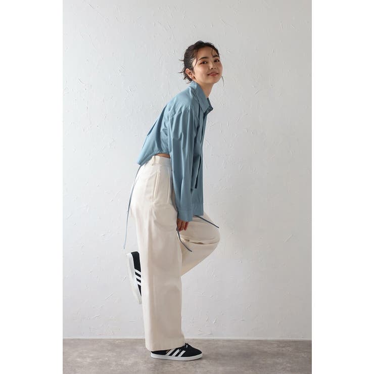 サイドギャザークロップドシャツ 77-004115 | BONJOUR SAGAN | 詳細画像25 