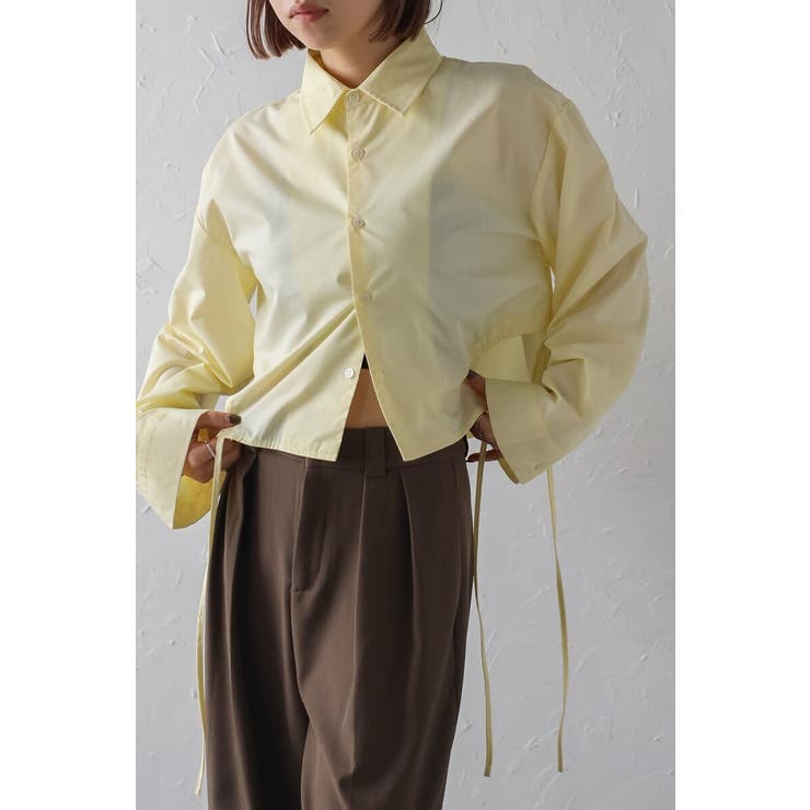 サイドギャザークロップドシャツ 77-004115 | BONJOUR SAGAN | 詳細画像28 