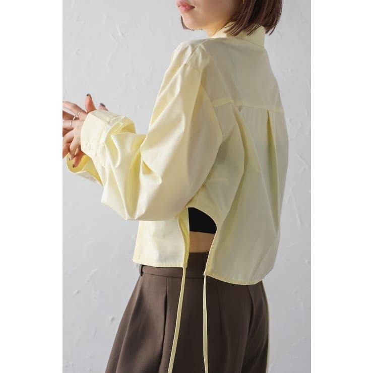 サイドギャザークロップドシャツ 77-004115 | BONJOUR SAGAN | 詳細画像29 