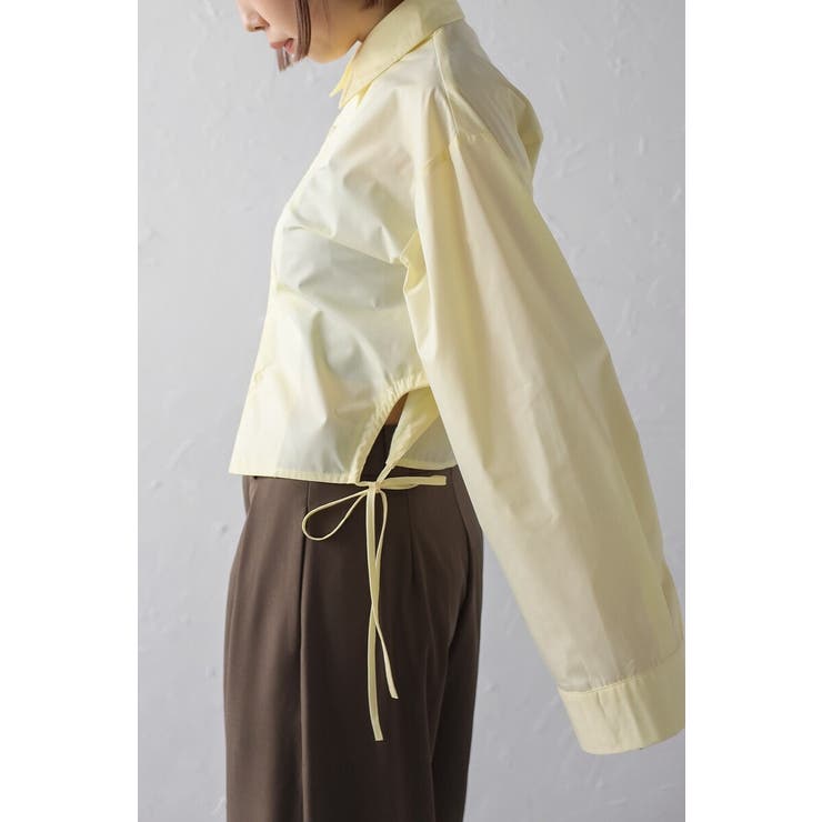 サイドギャザークロップドシャツ 77-004115 | BONJOUR SAGAN | 詳細画像30 