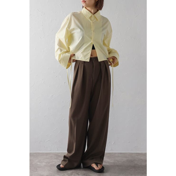 サイドギャザークロップドシャツ 77-004115 | BONJOUR SAGAN | 詳細画像31 