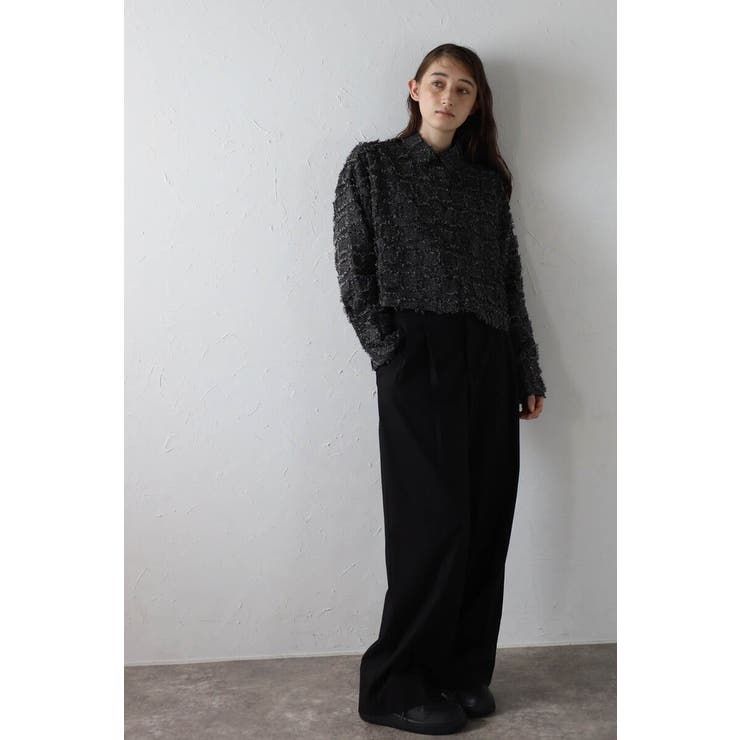 cropped fringe shirt | BONJOUR SAGAN | 詳細画像9 