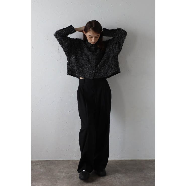 cropped fringe shirt | BONJOUR SAGAN | 詳細画像10 