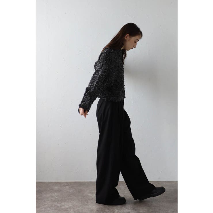 cropped fringe shirt | BONJOUR SAGAN | 詳細画像13 