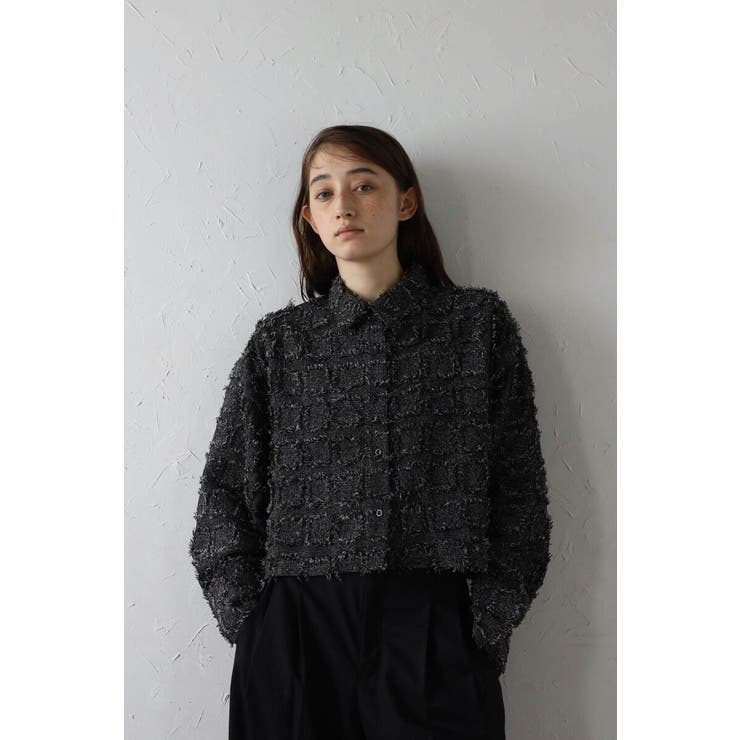 cropped fringe shirt | BONJOUR SAGAN | 詳細画像15 