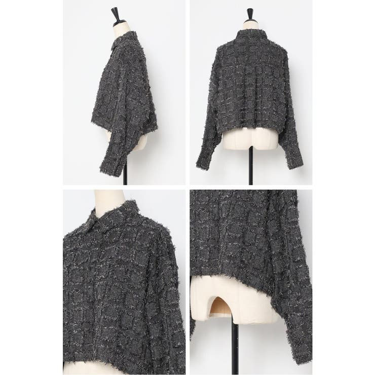 cropped fringe shirt | BONJOUR SAGAN | 詳細画像17 