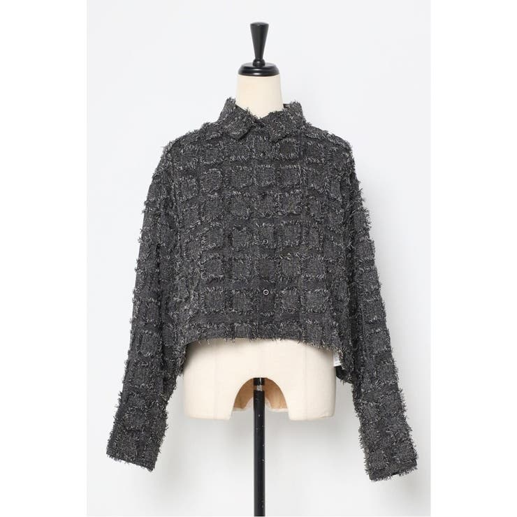 cropped fringe shirt | BONJOUR SAGAN | 詳細画像18 