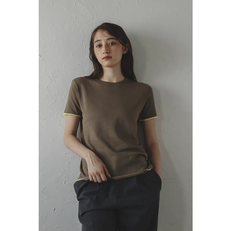 bicolor knit T | BONJOUR SAGAN | 詳細画像2 
