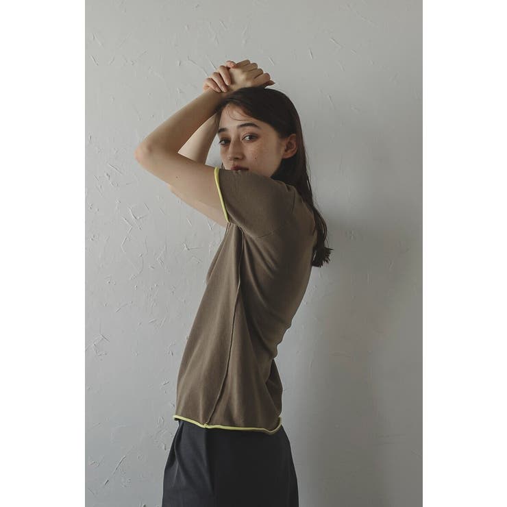 bicolor knit T | BONJOUR SAGAN | 詳細画像4 