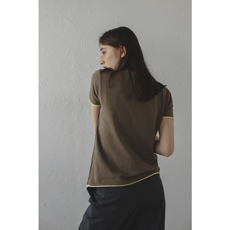 bicolor knit T | BONJOUR SAGAN | 詳細画像5 