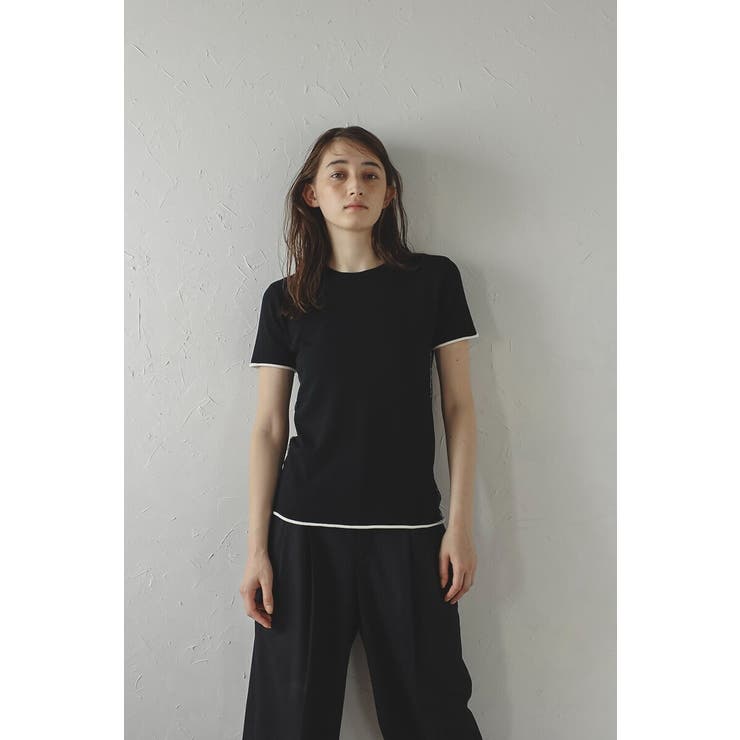 bicolor knit T | BONJOUR SAGAN | 詳細画像7 