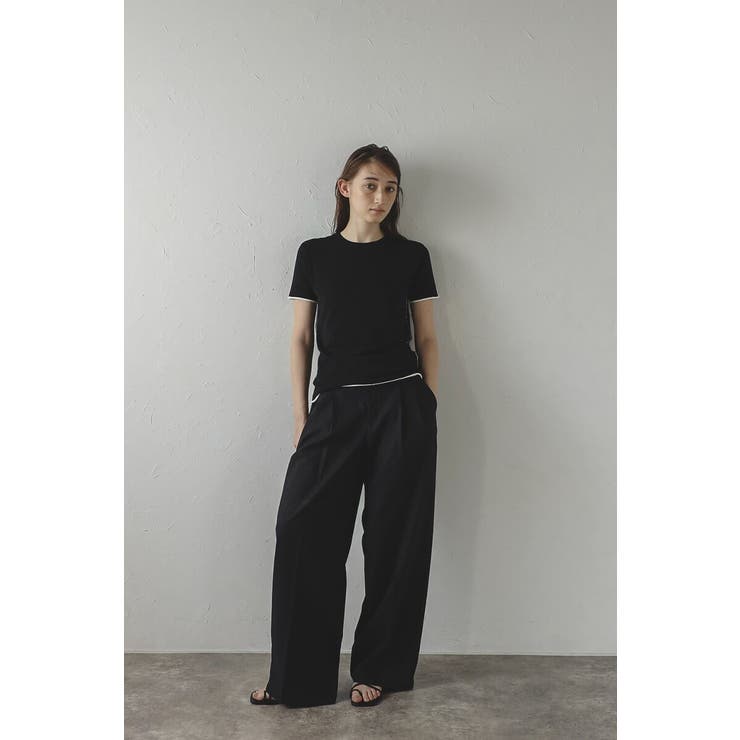 bicolor knit T | BONJOUR SAGAN | 詳細画像8 