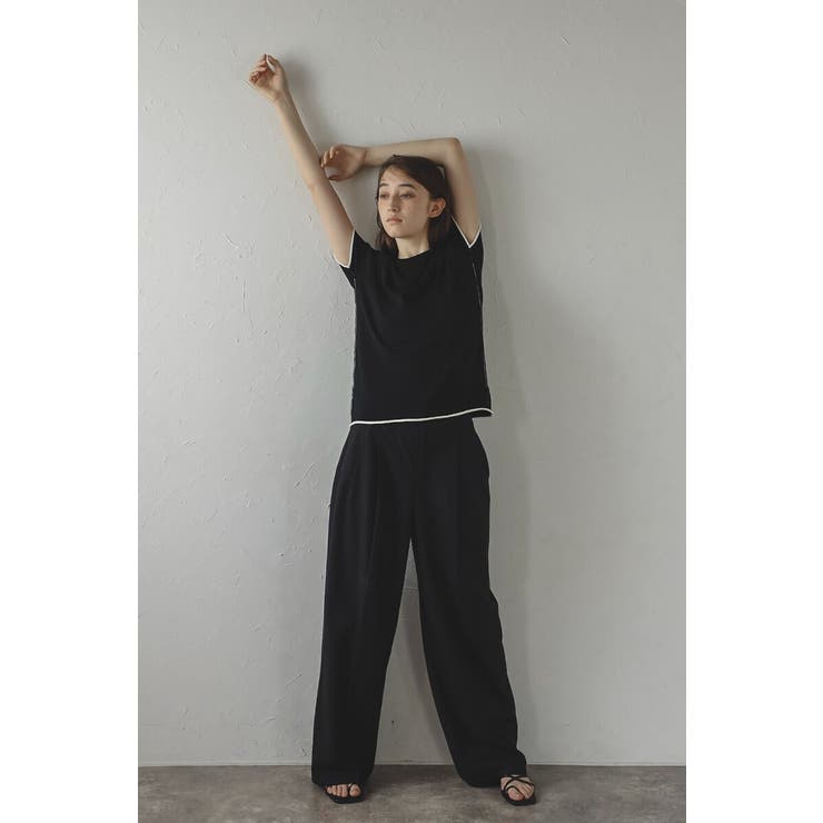 bicolor knit T | BONJOUR SAGAN | 詳細画像9 