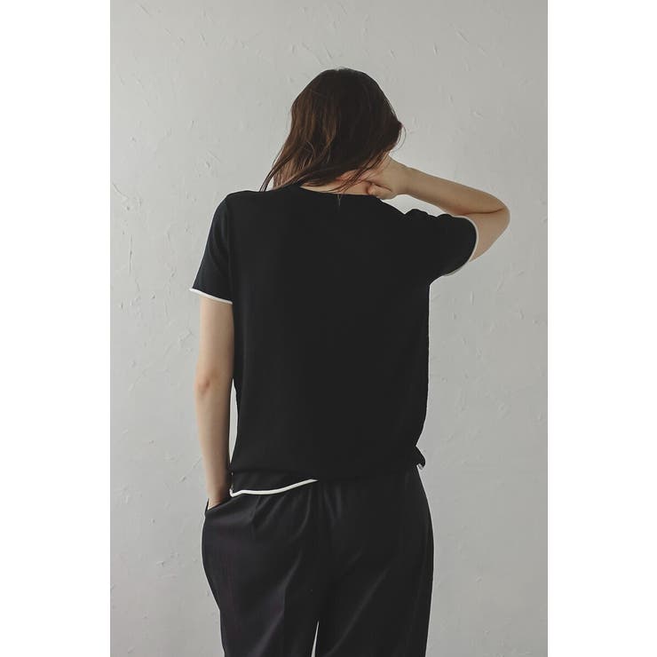 bicolor knit T | BONJOUR SAGAN | 詳細画像13 