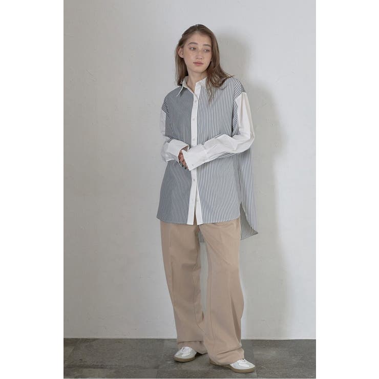 multi stripe shirt | BONJOUR SAGAN | 詳細画像17 