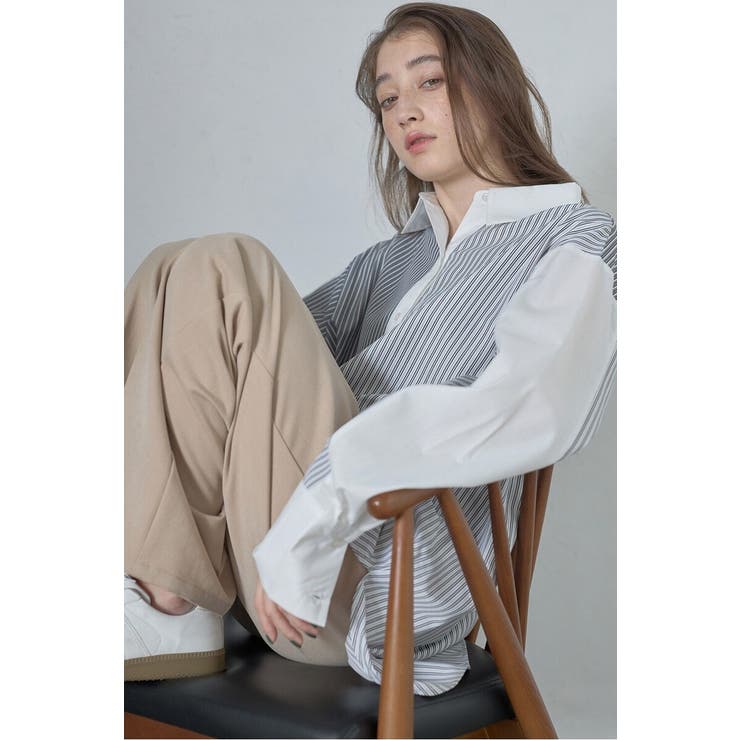 multi stripe shirt | BONJOUR SAGAN | 詳細画像23 