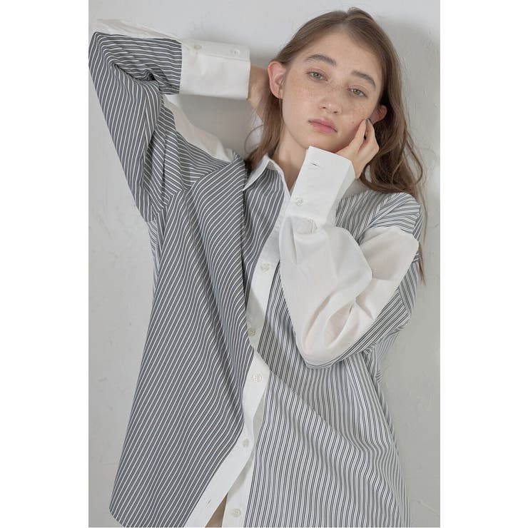 multi stripe shirt | BONJOUR SAGAN | 詳細画像24 