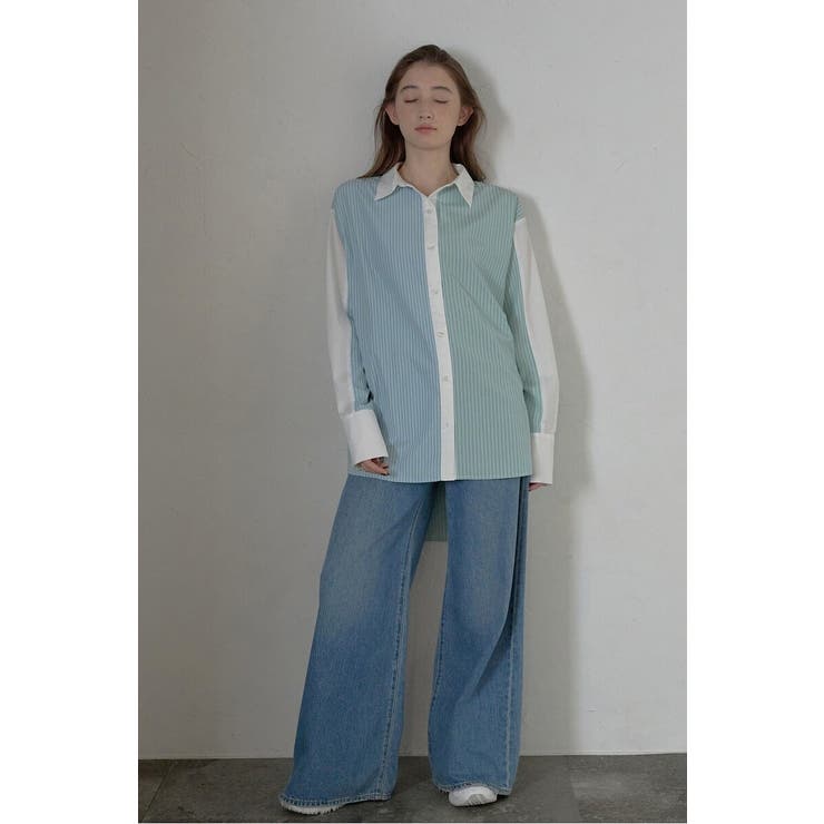 multi stripe shirt | BONJOUR SAGAN | 詳細画像31 