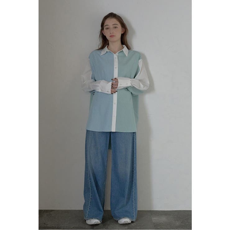 multi stripe shirt | BONJOUR SAGAN | 詳細画像32 