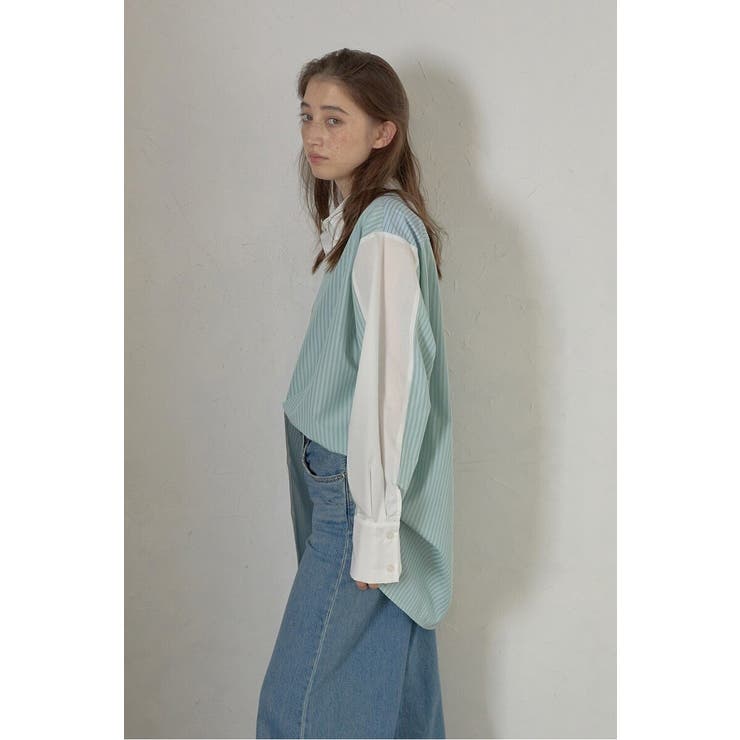 multi stripe shirt | BONJOUR SAGAN | 詳細画像44 